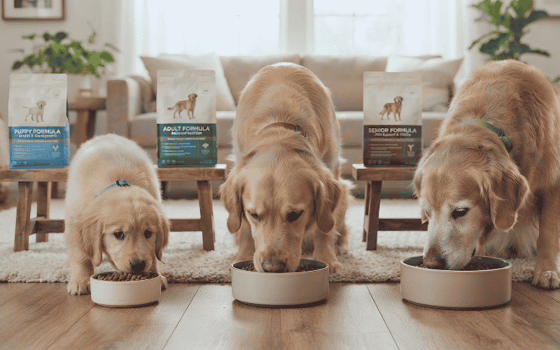 match food to your dogs age