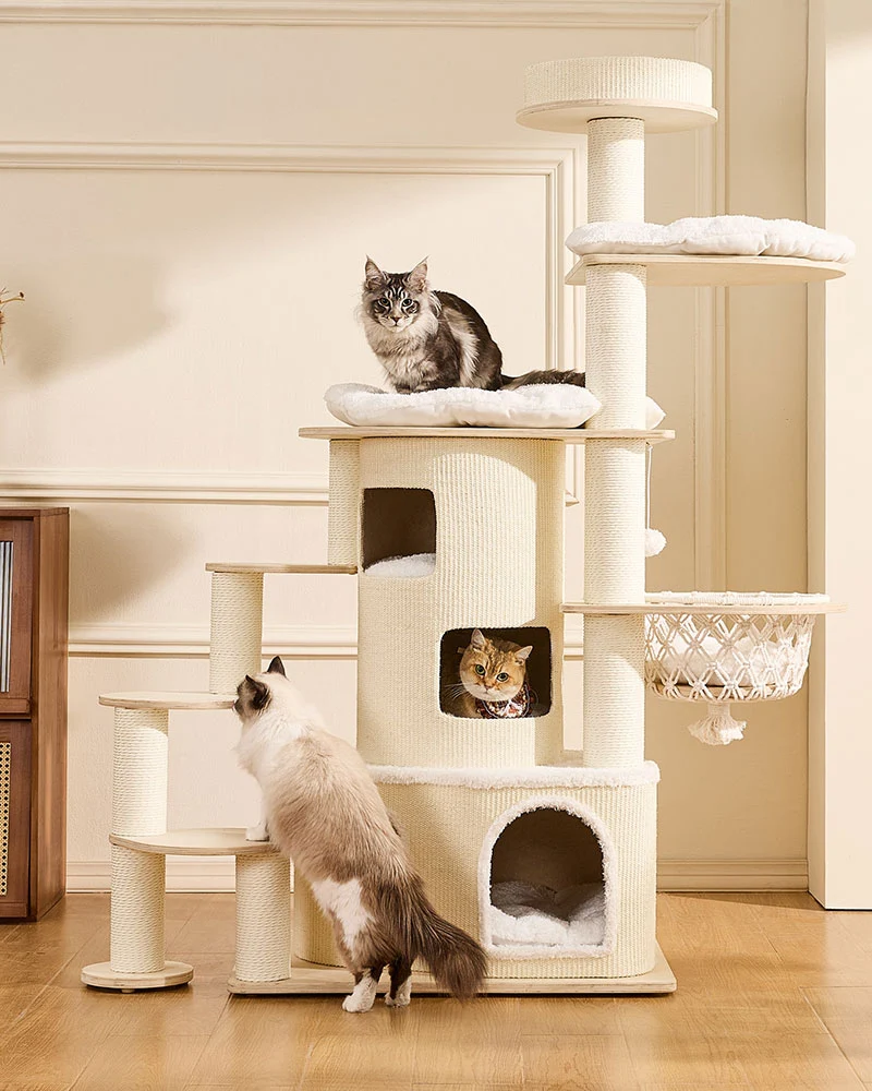 modernluxuryrotatingcattreeforlargecats 3